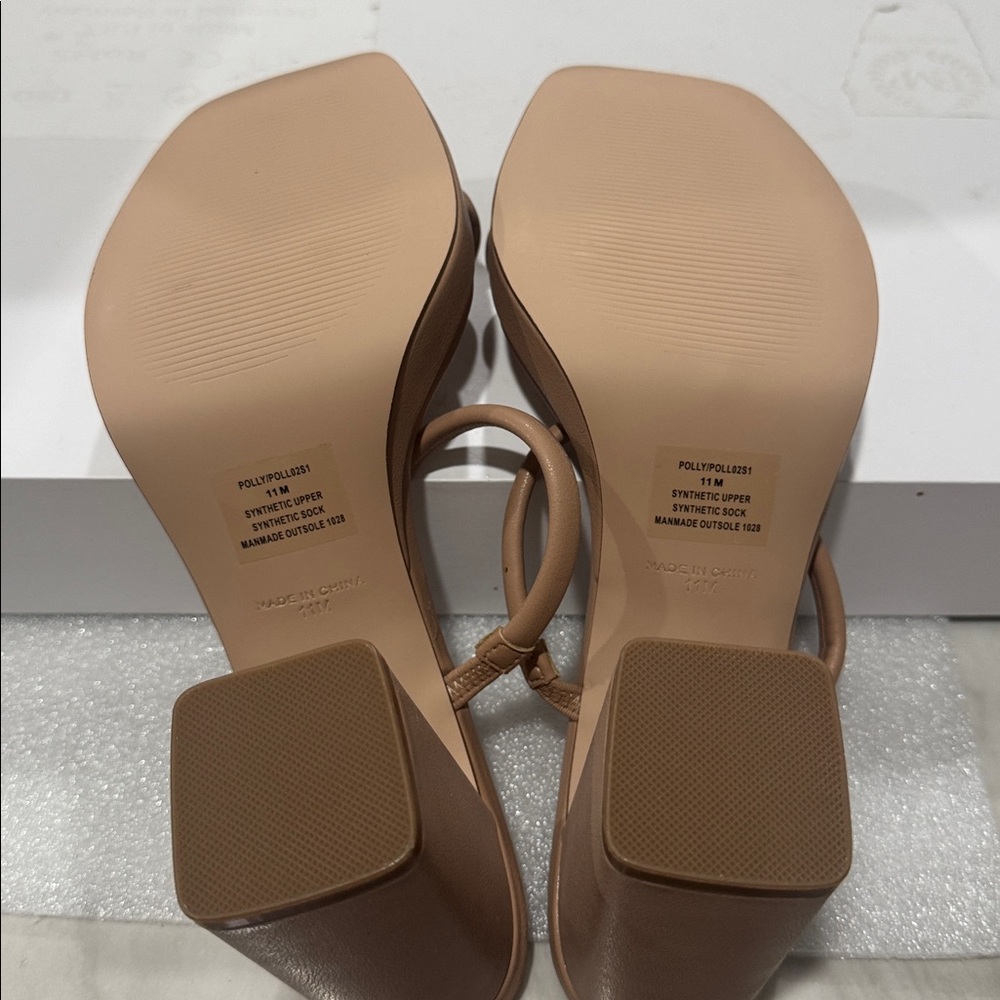 Steve Madden Tan Strappy Heels - Picture 7 of 7